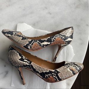Coach Nala Snakeskin Pumps (size 9)